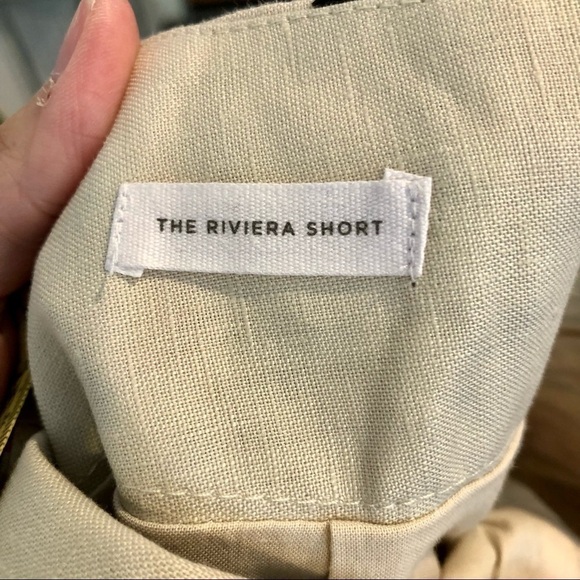 LOFT Beige Embroidered Linen The Riviera Shorts - Picture 7 of 10
